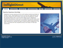 Tablet Screenshot of inflightdirect.com